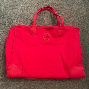 Tory Burch Red Nylon Tote Bag